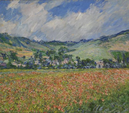  Champ de coquelicots, environ de Giverny, Monet